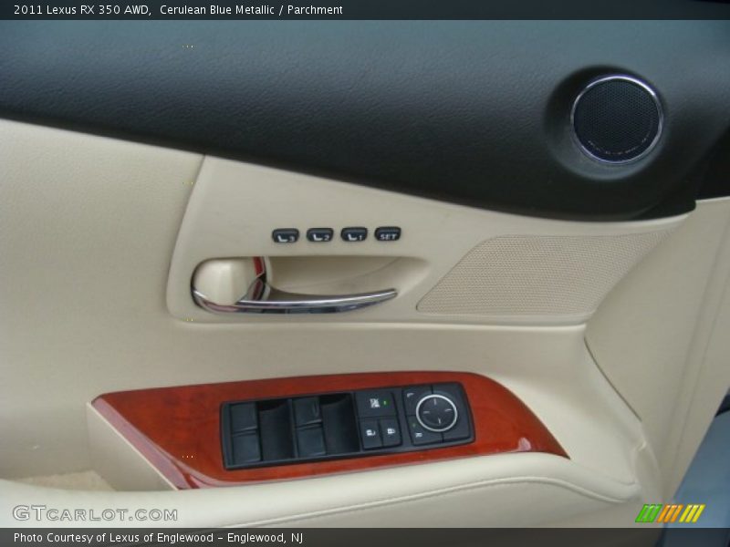 Cerulean Blue Metallic / Parchment 2011 Lexus RX 350 AWD