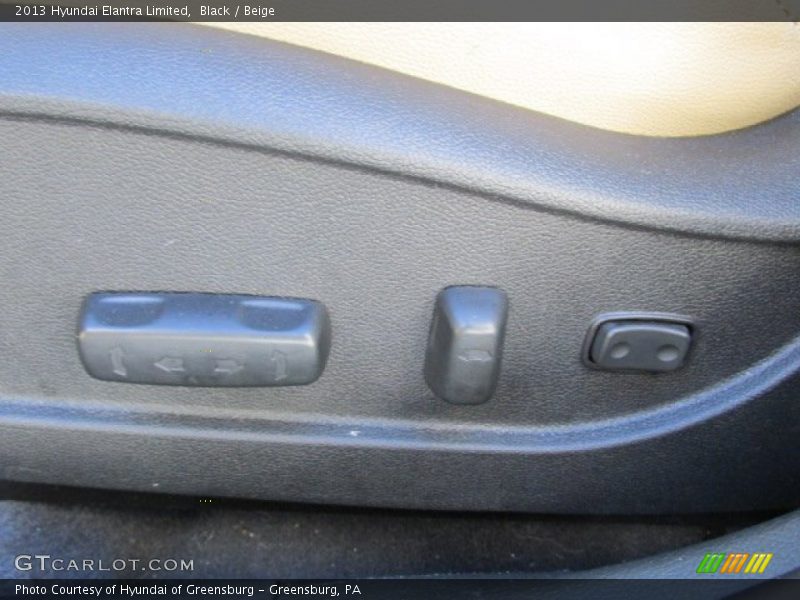 Black / Beige 2013 Hyundai Elantra Limited