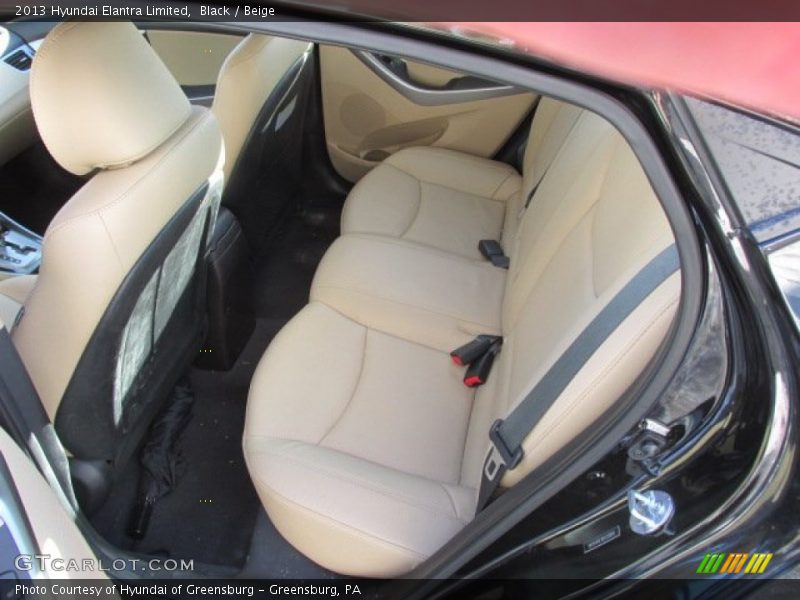 Black / Beige 2013 Hyundai Elantra Limited