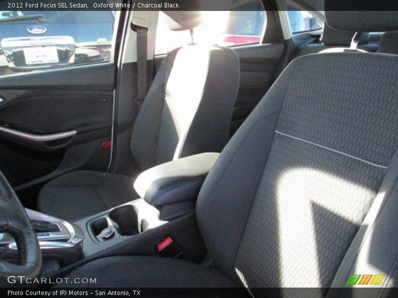 Oxford White / Charcoal Black 2012 Ford Focus SEL Sedan