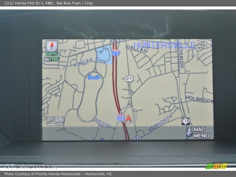 Bali Blue Pearl / Gray 2012 Honda Pilot EX-L 4WD