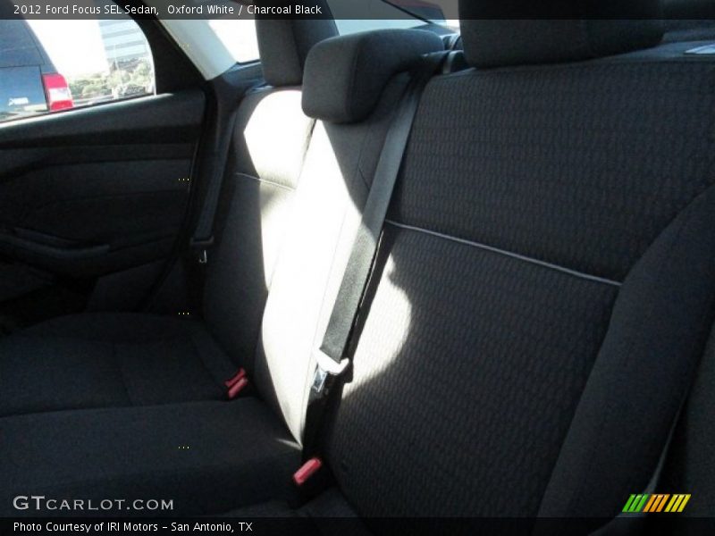 Oxford White / Charcoal Black 2012 Ford Focus SEL Sedan
