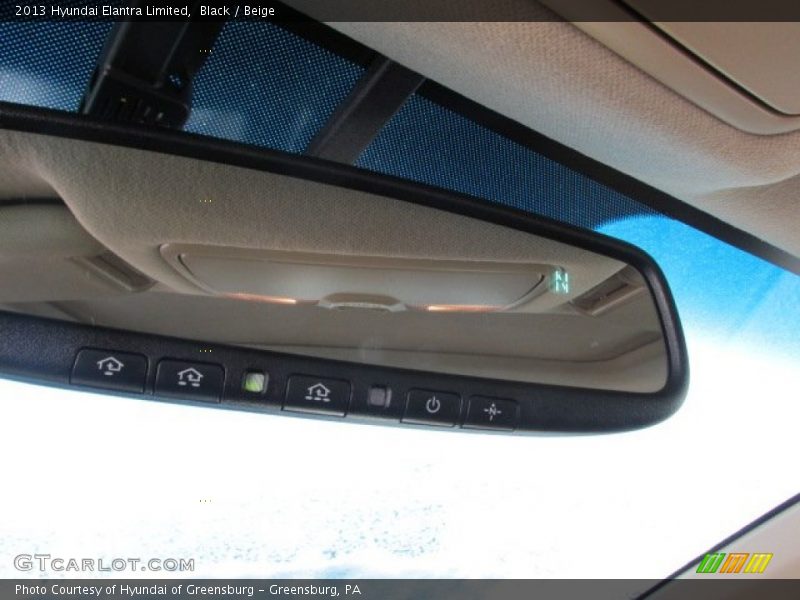 Black / Beige 2013 Hyundai Elantra Limited
