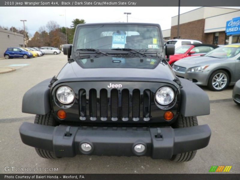 Black / Dark Slate Gray/Medium Slate Gray 2010 Jeep Wrangler Sport 4x4
