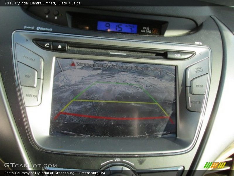 Black / Beige 2013 Hyundai Elantra Limited