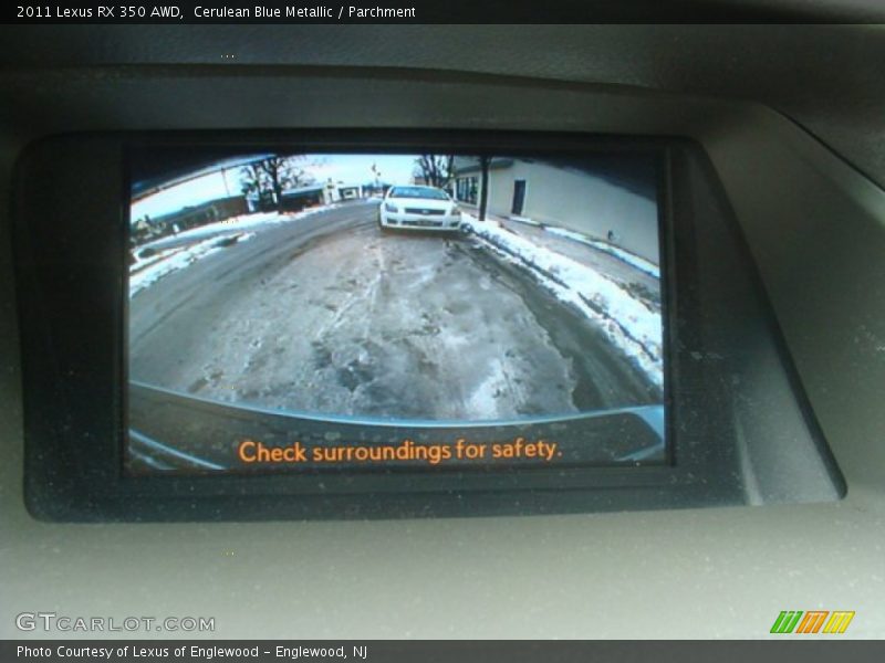 Cerulean Blue Metallic / Parchment 2011 Lexus RX 350 AWD