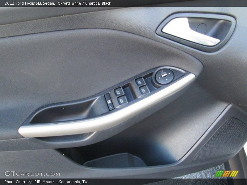 Oxford White / Charcoal Black 2012 Ford Focus SEL Sedan