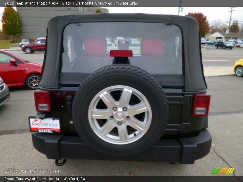 Black / Dark Slate Gray/Medium Slate Gray 2010 Jeep Wrangler Sport 4x4
