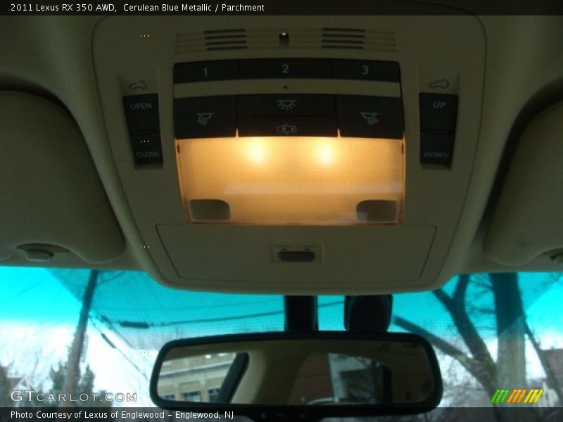 Cerulean Blue Metallic / Parchment 2011 Lexus RX 350 AWD