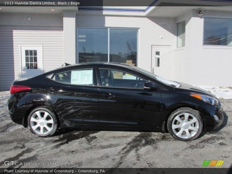 Black / Beige 2013 Hyundai Elantra Limited