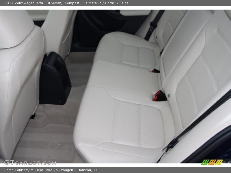 Tempest Blue Metallic / Cornsilk Beige 2014 Volkswagen Jetta TDI Sedan
