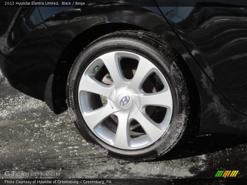 Black / Beige 2013 Hyundai Elantra Limited