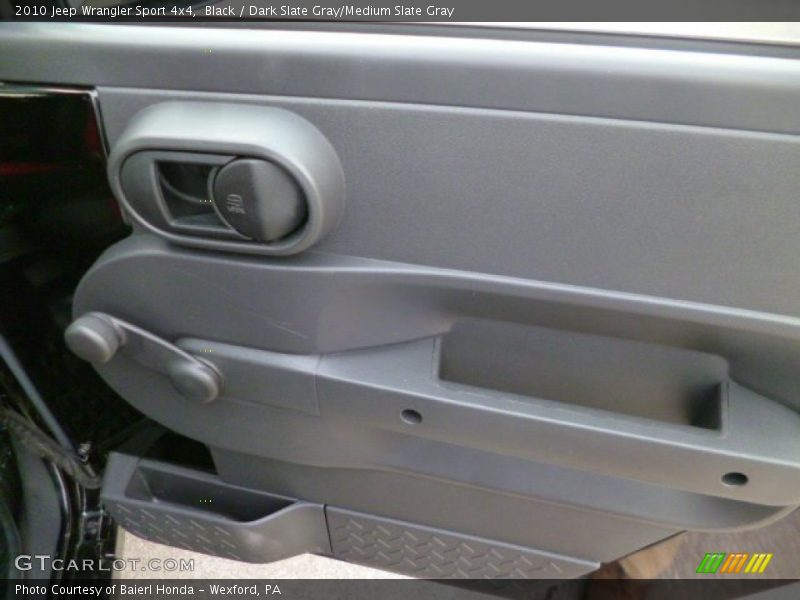 Black / Dark Slate Gray/Medium Slate Gray 2010 Jeep Wrangler Sport 4x4