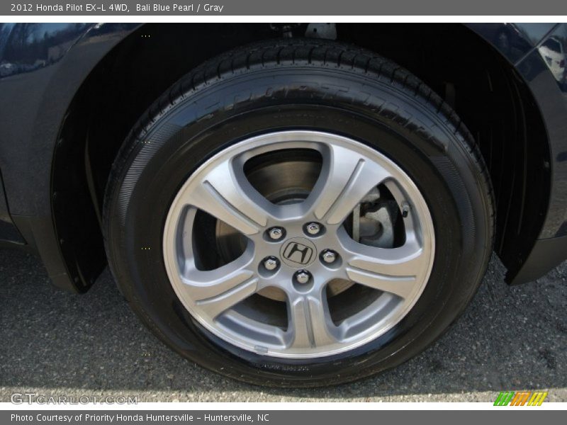 Bali Blue Pearl / Gray 2012 Honda Pilot EX-L 4WD