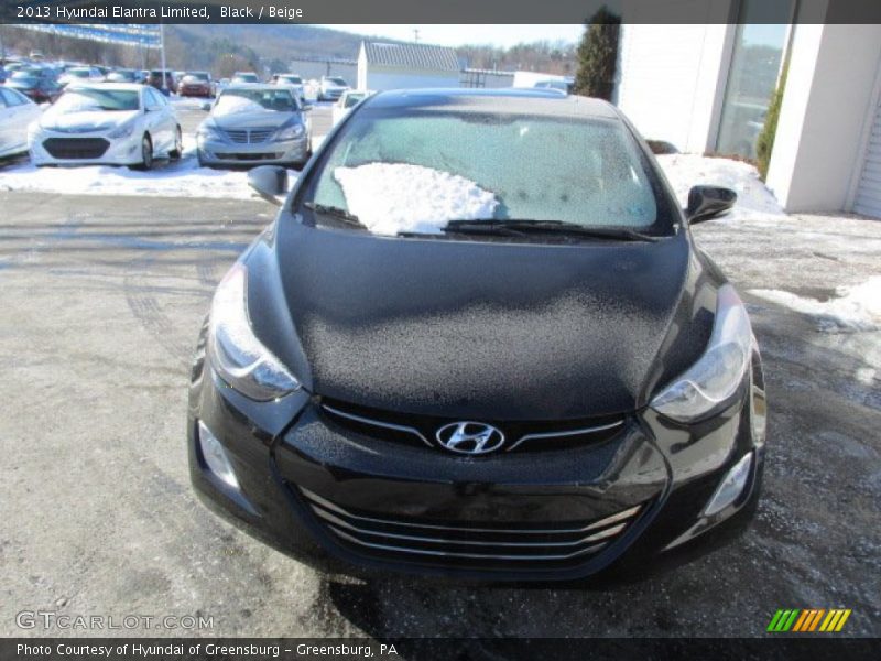 Black / Beige 2013 Hyundai Elantra Limited