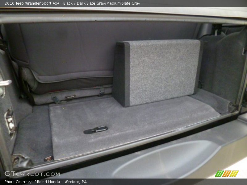 Black / Dark Slate Gray/Medium Slate Gray 2010 Jeep Wrangler Sport 4x4