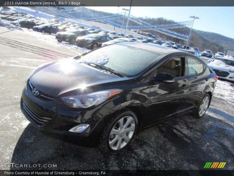 Black / Beige 2013 Hyundai Elantra Limited