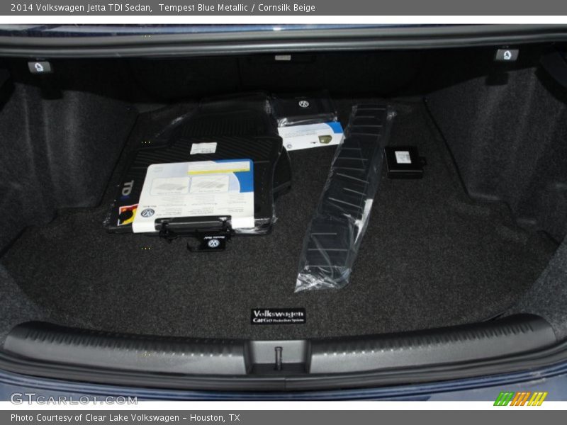 Tempest Blue Metallic / Cornsilk Beige 2014 Volkswagen Jetta TDI Sedan
