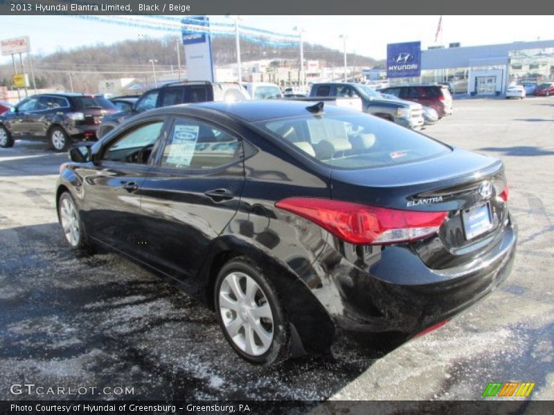 Black / Beige 2013 Hyundai Elantra Limited