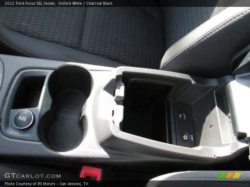 Oxford White / Charcoal Black 2012 Ford Focus SEL Sedan