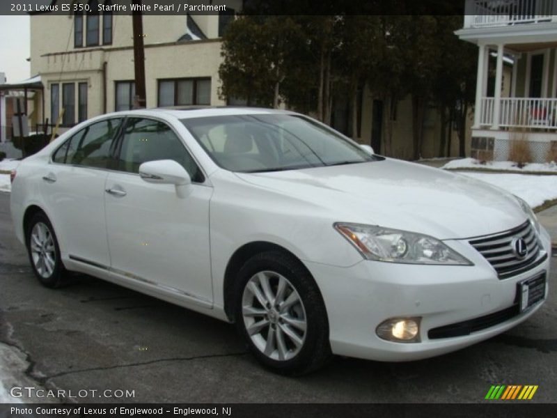 Starfire White Pearl / Parchment 2011 Lexus ES 350