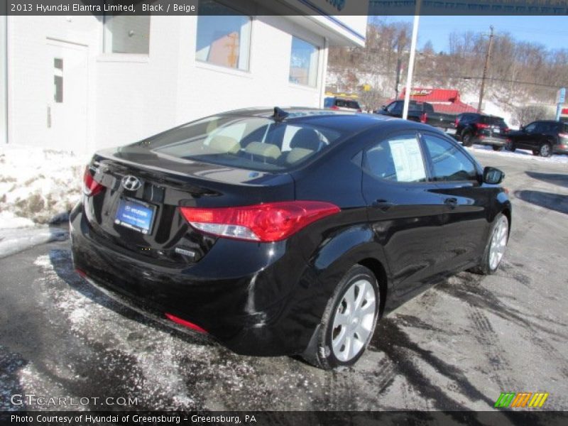 Black / Beige 2013 Hyundai Elantra Limited