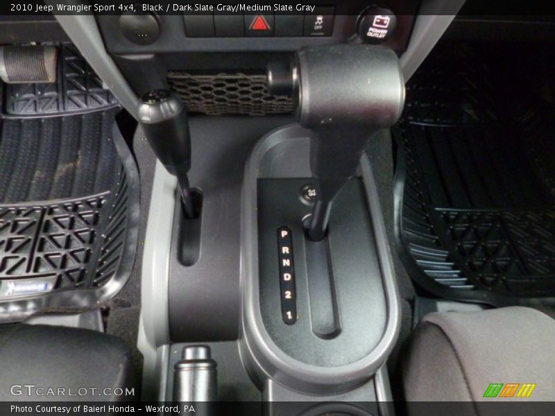 Black / Dark Slate Gray/Medium Slate Gray 2010 Jeep Wrangler Sport 4x4