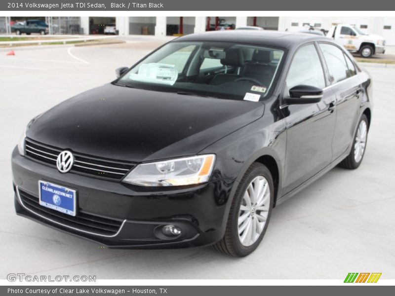 Black / Titan Black 2014 Volkswagen Jetta TDI Sedan