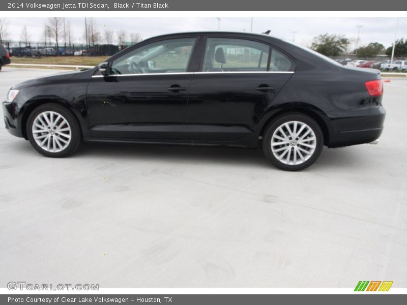 Black / Titan Black 2014 Volkswagen Jetta TDI Sedan