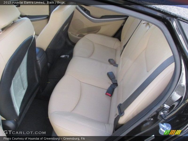 Black / Beige 2013 Hyundai Elantra Limited