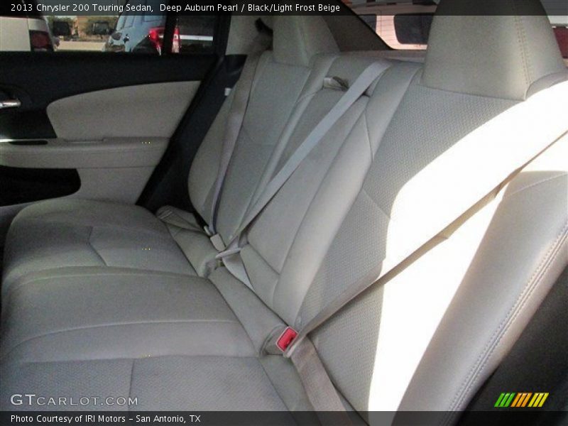 Deep Auburn Pearl / Black/Light Frost Beige 2013 Chrysler 200 Touring Sedan