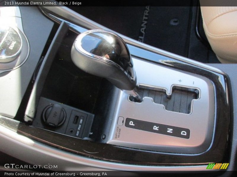 Black / Beige 2013 Hyundai Elantra Limited