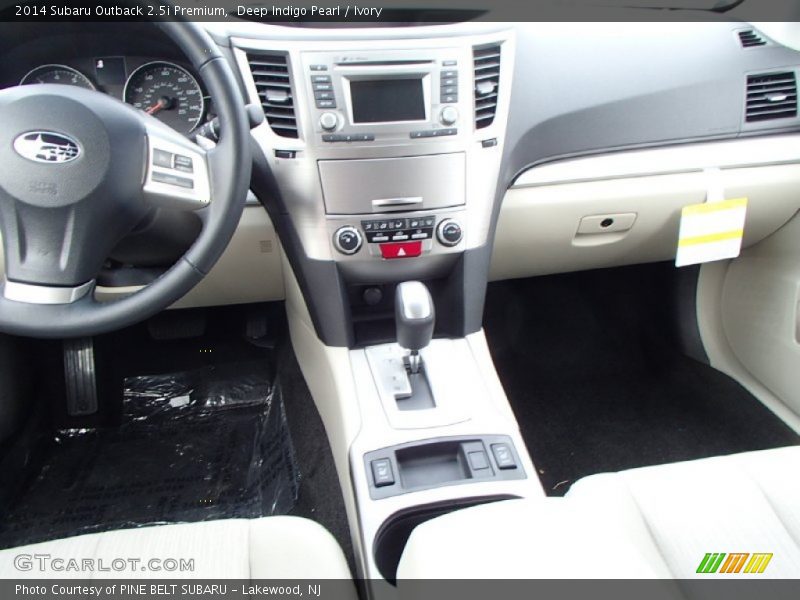 Deep Indigo Pearl / Ivory 2014 Subaru Outback 2.5i Premium