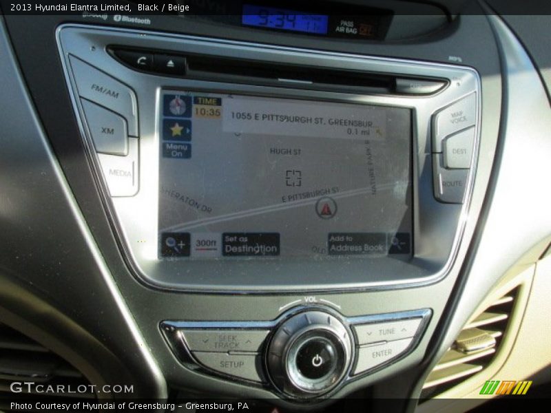 Black / Beige 2013 Hyundai Elantra Limited