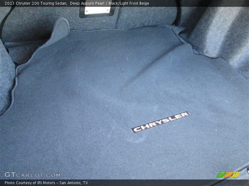 Deep Auburn Pearl / Black/Light Frost Beige 2013 Chrysler 200 Touring Sedan