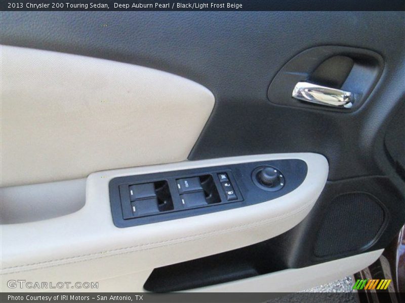 Deep Auburn Pearl / Black/Light Frost Beige 2013 Chrysler 200 Touring Sedan