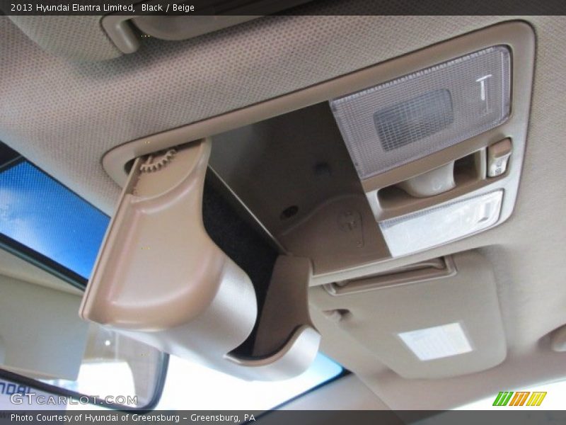 Black / Beige 2013 Hyundai Elantra Limited