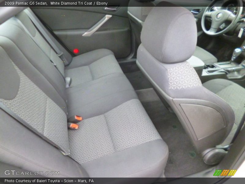 White Diamond Tri Coat / Ebony 2009 Pontiac G6 Sedan