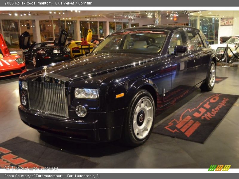 Blue Velvet / Cornsilk 2005 Rolls-Royce Phantom