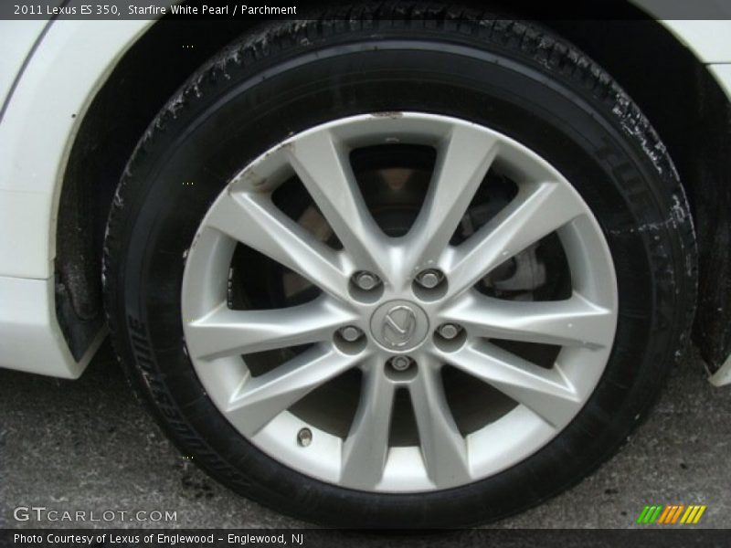 Starfire White Pearl / Parchment 2011 Lexus ES 350
