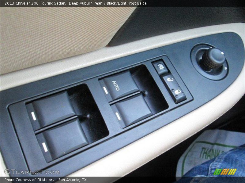 Deep Auburn Pearl / Black/Light Frost Beige 2013 Chrysler 200 Touring Sedan