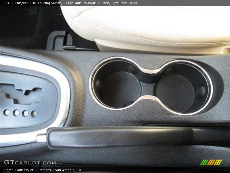 Deep Auburn Pearl / Black/Light Frost Beige 2013 Chrysler 200 Touring Sedan