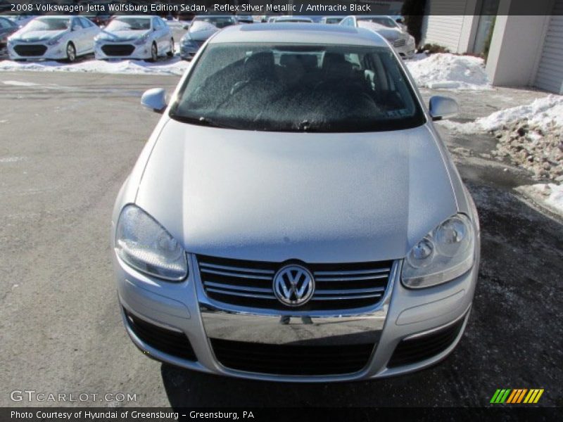 Reflex Silver Metallic / Anthracite Black 2008 Volkswagen Jetta Wolfsburg Edition Sedan