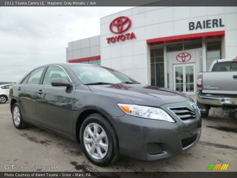 Magnetic Gray Metallic / Ash 2011 Toyota Camry LE