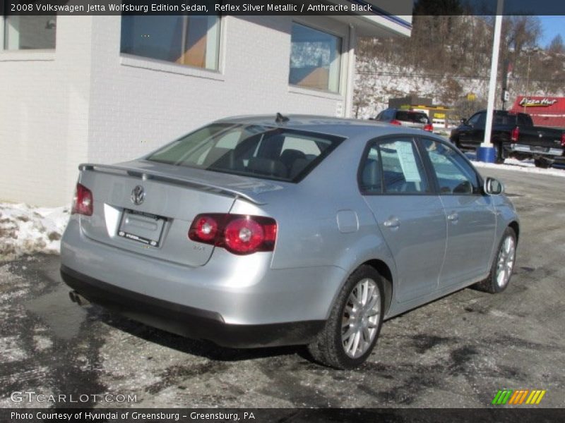 Reflex Silver Metallic / Anthracite Black 2008 Volkswagen Jetta Wolfsburg Edition Sedan