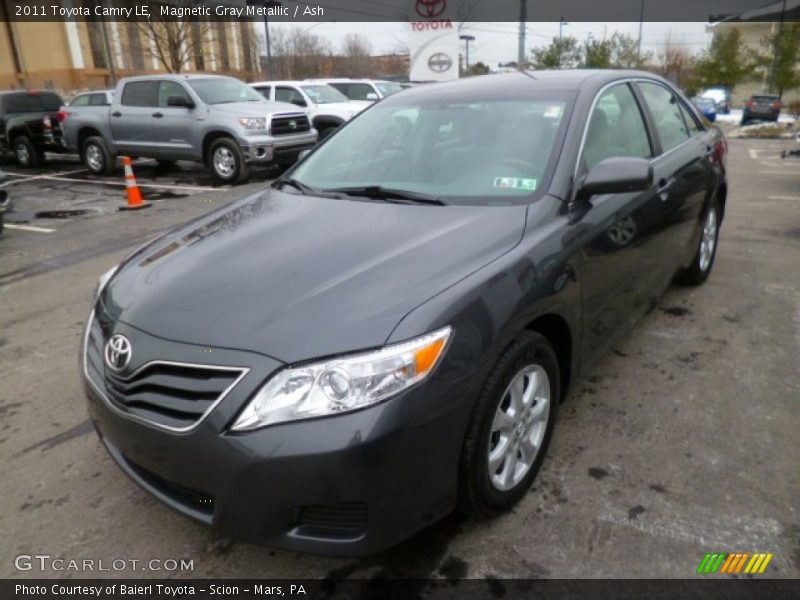 Magnetic Gray Metallic / Ash 2011 Toyota Camry LE