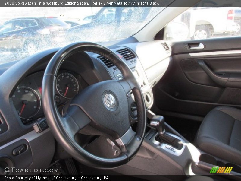 Reflex Silver Metallic / Anthracite Black 2008 Volkswagen Jetta Wolfsburg Edition Sedan