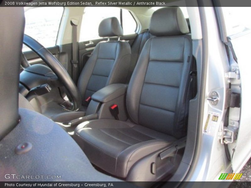 Reflex Silver Metallic / Anthracite Black 2008 Volkswagen Jetta Wolfsburg Edition Sedan