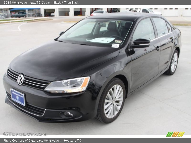 Black / Titan Black 2014 Volkswagen Jetta TDI Sedan