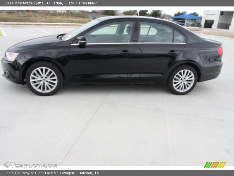 Black / Titan Black 2014 Volkswagen Jetta TDI Sedan